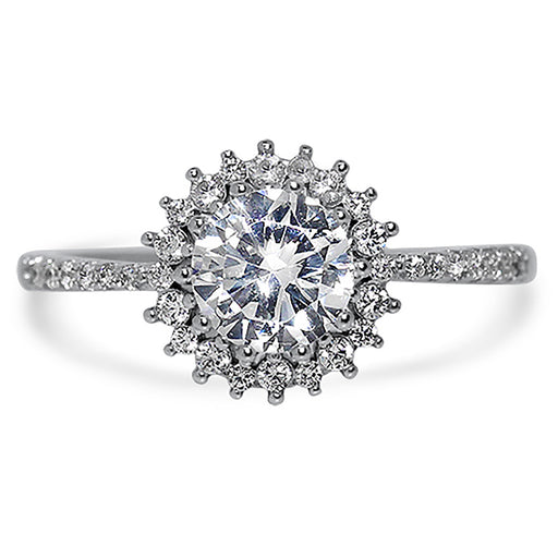 CZ Engagement Ring for Women