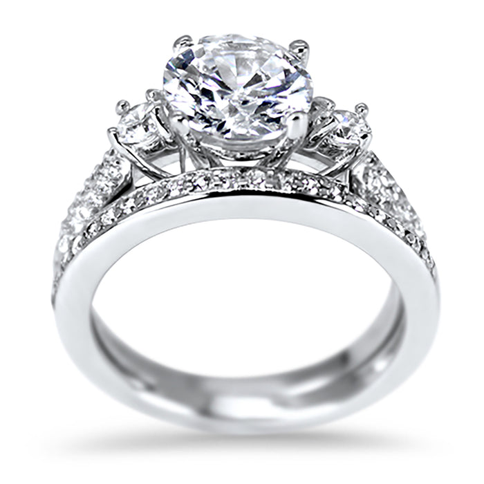 CZ Wedding Engagement Ring Set for Women