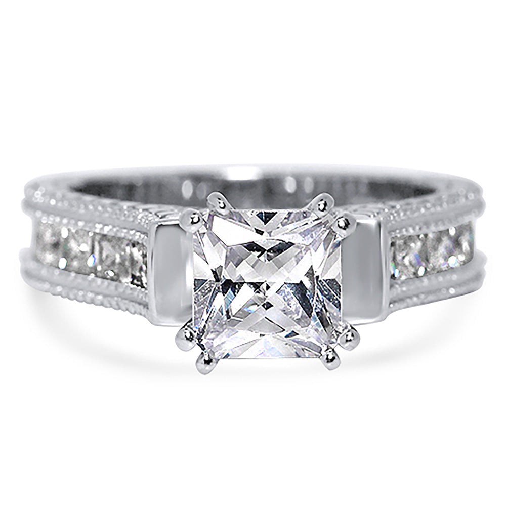 CZ Engagement Ring for Women