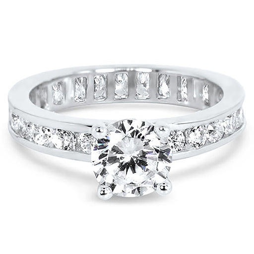 1.25 Carat Round Solitaire CZ Engagement Ring for Women