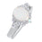 White Opal CZ Wedding Engagement Ring Set