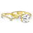 Princess Cut Sterling Silver CZ Wedding Engagement Ring Set