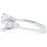 1.25 Carat Heart Cut Vintage CZ Engagement Ring for Women Size 10