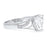 1.25 Carat Pear Cut Vintage CZ Engagement Ring for Women Size 10